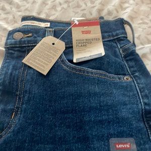 Levi’s High Waist Crop Flair Jeans